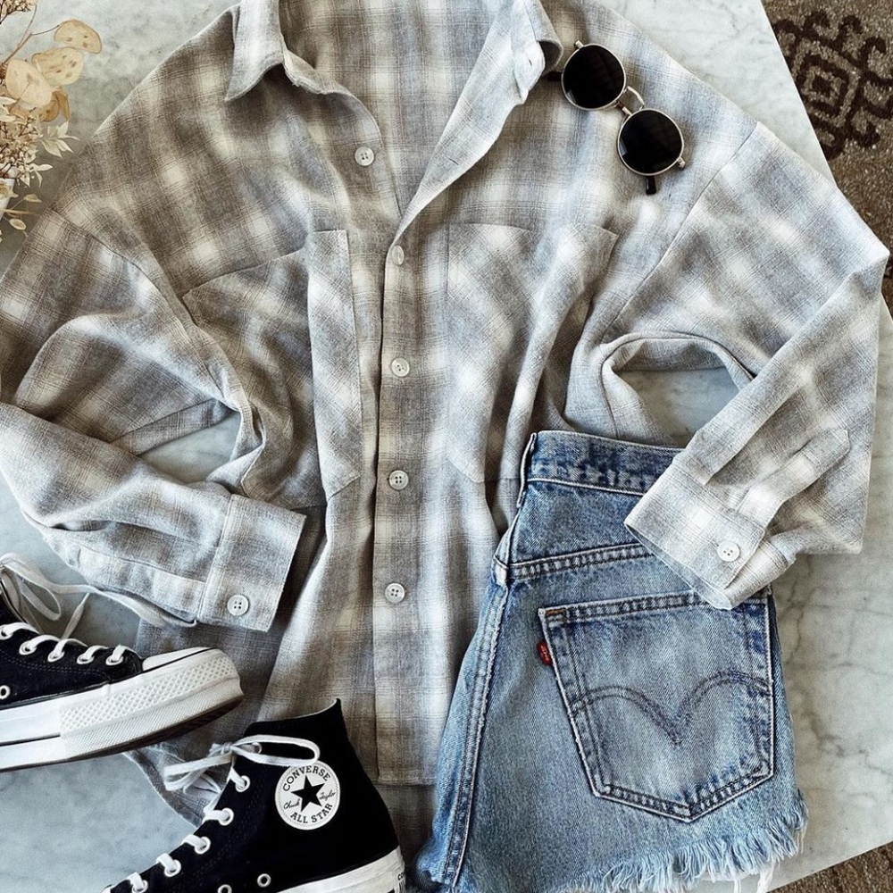 Oversized flannel